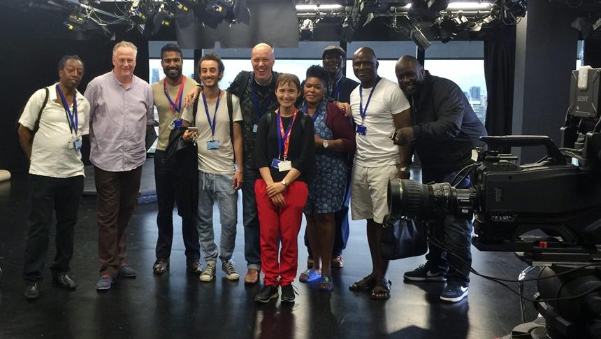 LCCA students visit news broadcasting centre at the Shard 